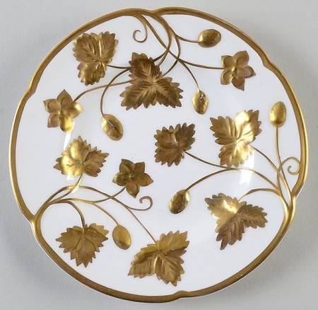 Victoria Strawberry Gold Bread & Butter Plate