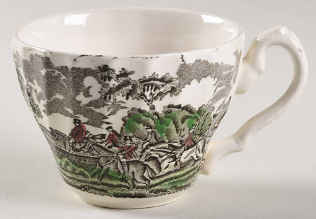 Country Life Brown Multicolor Flat Cup