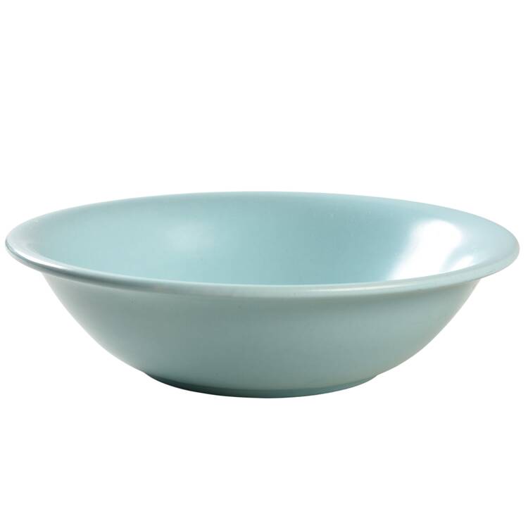 200 Satin Turquoise (Rim) 9" Round Vegetable Bowl