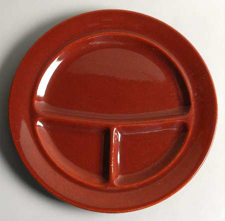 200 Rust (Glossy, Rim) Grill Plate