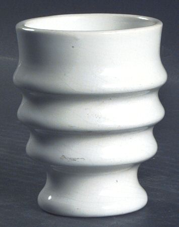 200 Ivory (Satin, Rim) 5 Oz No Handle Mug