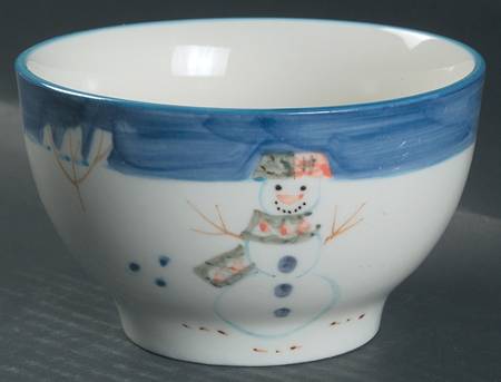 Snowman Coupe Cereal Bowl