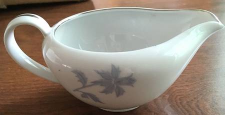 Blue Brocade Creamer