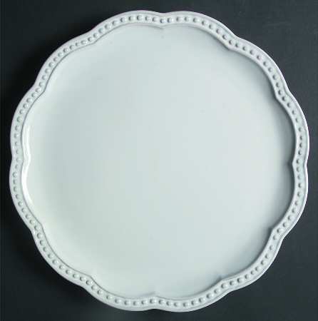 Belle Provence Whitewashed Dinner Plate