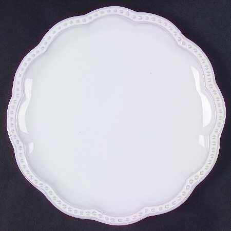 Belle Provence Whitewashed Salad/Dessert Plate