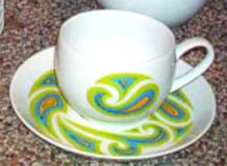Tides Flat Cup & Saucer Set