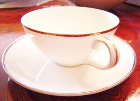 C459 Flat Cup & Saucer Set