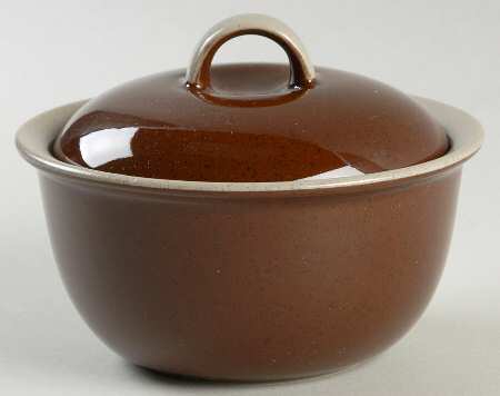 Stone Craft Terra Cotta Sugar Bowl & Lid