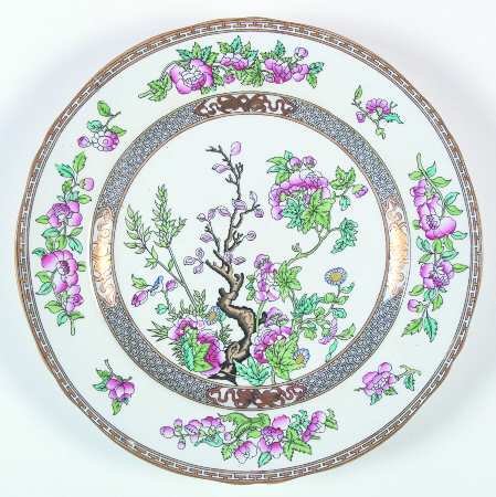 Indian Tree (Scalloped) Dinner Plate