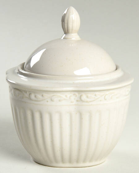 Countryside Antique Sugar Bowl & Lid