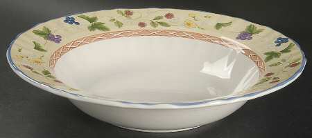 Country Fresh 10" Round Vegetable Bowl