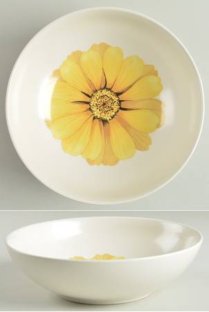 Tuscan Flower Coupe Soup Bowl