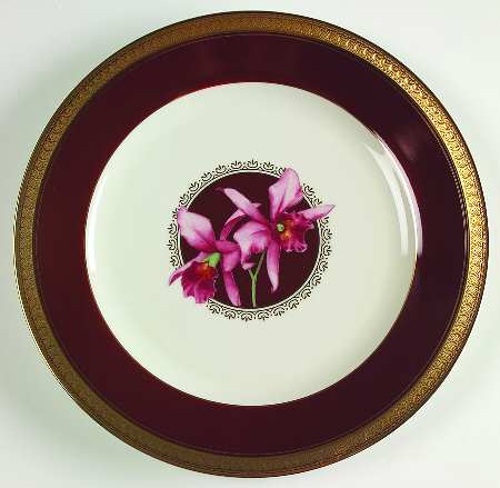 Orchid Royal Accent Luncheon Plate