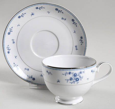 Breath of Spring Footed Cup & Saucer Set