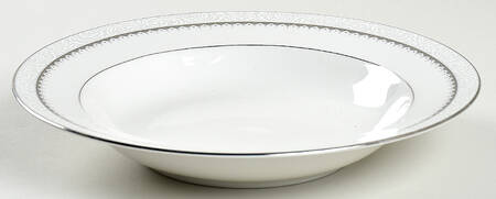 Royalty Platinum Rim Soup Bowl