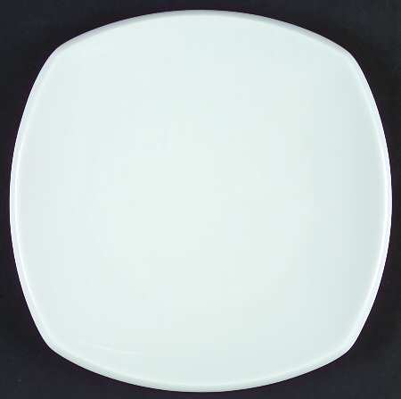 Alpine White Salad Plate