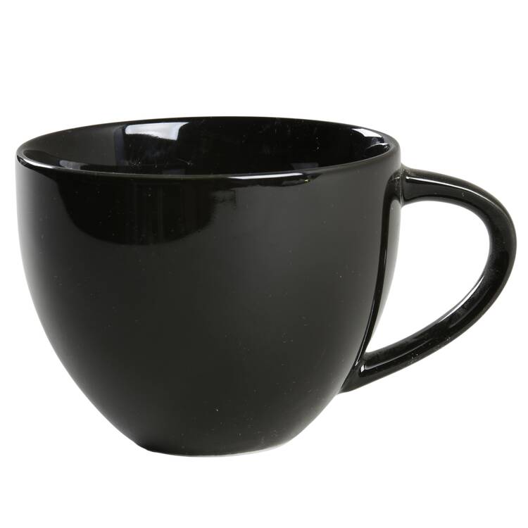 Simplicity Black (M5205) Flat Cup by Mikasa