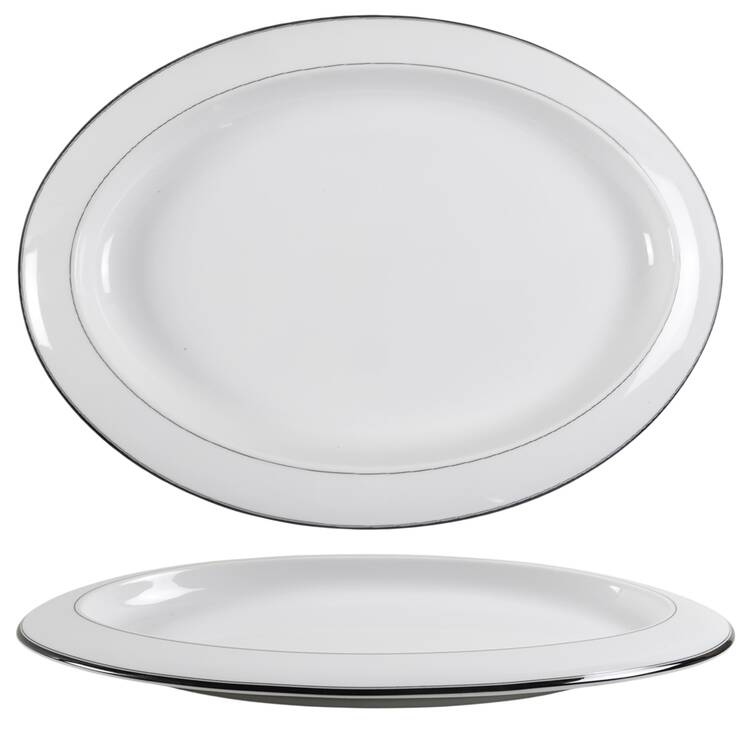Vip Black 16" Oval Serving Platter