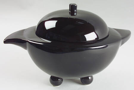 Simplicity Black Hypnotic Wave (KT532) Tureen &  Lid