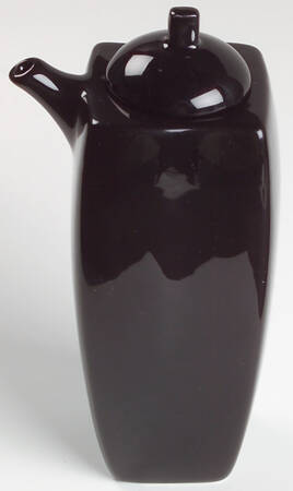 Simplicity Black Hypnotic Wave (KT532) Cruet with Lid/Stopper