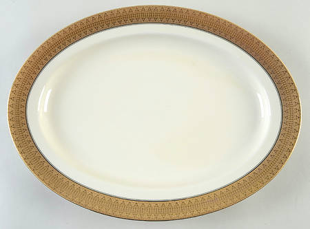 Opera Gold 15" Oval Serving Platter