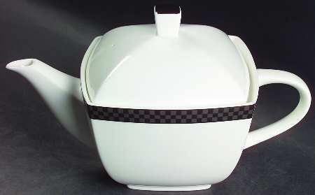 Moderno Black Teapot & Lid