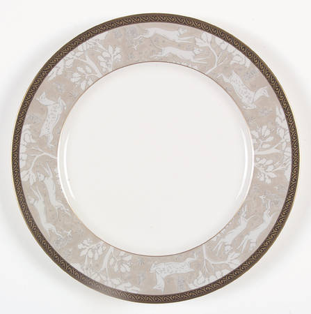 Enchanted Forest Taupe Dinner Plate