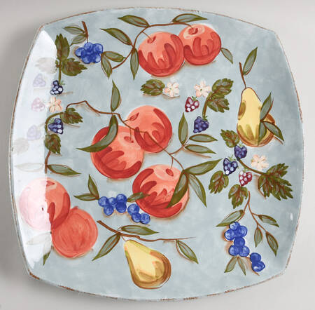 Santa Rosa Blue 16" Square Serving Platter