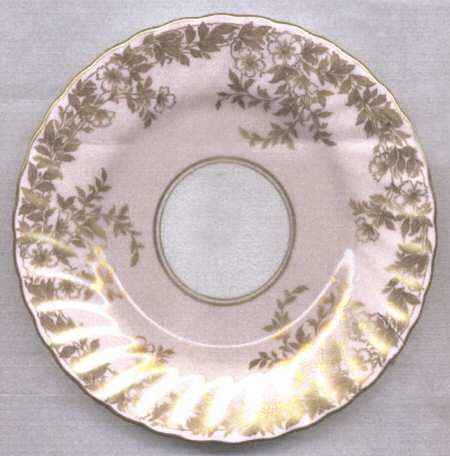 Garden Pinks Pink and Gold Bread & Butter Plate