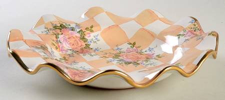 Orange Marmalade Rim Soup Bowl
