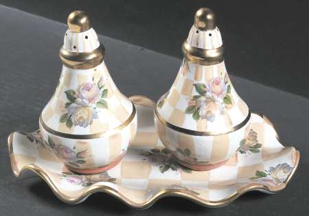 Orange Marmalade (3 Pc) Salt & Pepper Tray Set