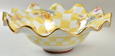Dandy Lion 12" Round Serving Bowl
