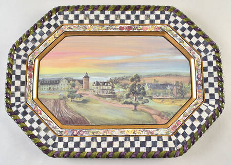 Maclachlan 16" Oval Serving Platter