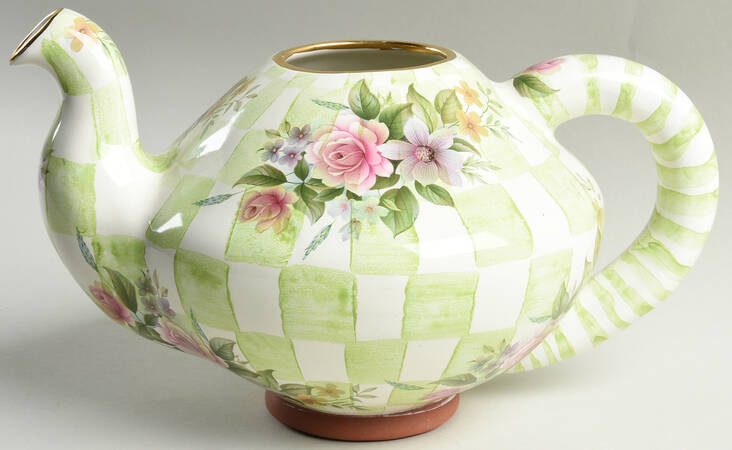 Sweet Pea Teapot No Lid