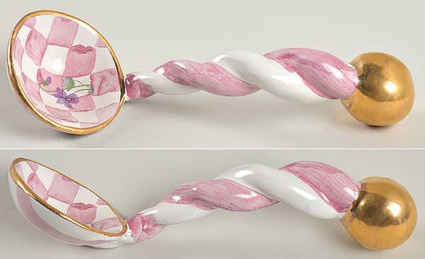 Rose Petal Sugar Spoon