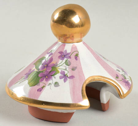 Rose Petal Lid for Sugar Bowl