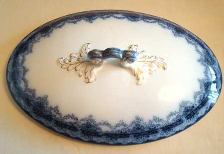 Victor Blue Lid for Oval Vegetable