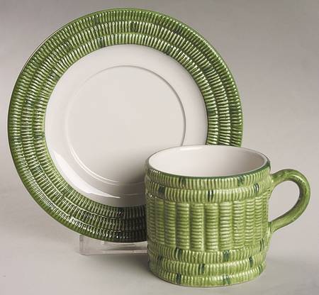 Fleurie Flat Cup & Saucer Set