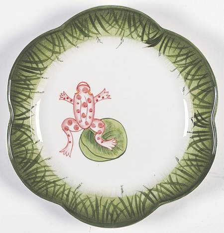 Leap Frog Salad/Dessert Plate
