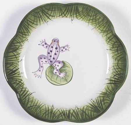 Leap Frog Salad/Dessert Plate