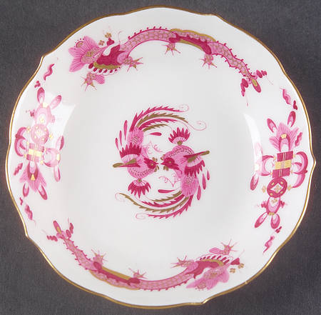 Dragon Pink (Gold Accent) Saucer for Demitasse Cup