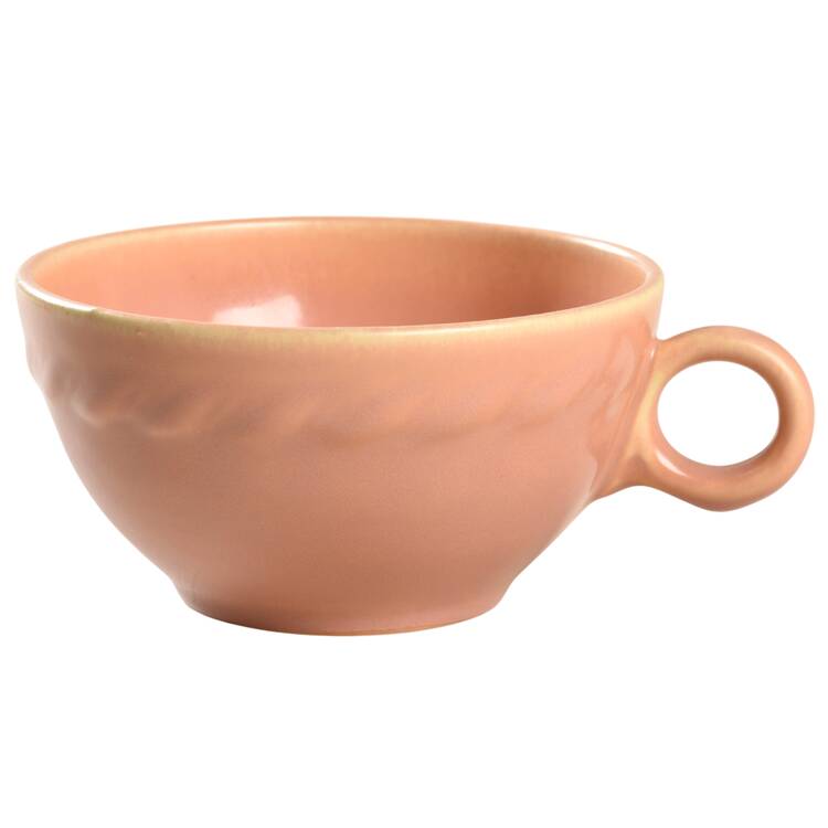 Mission Bell Peach Flat Cup