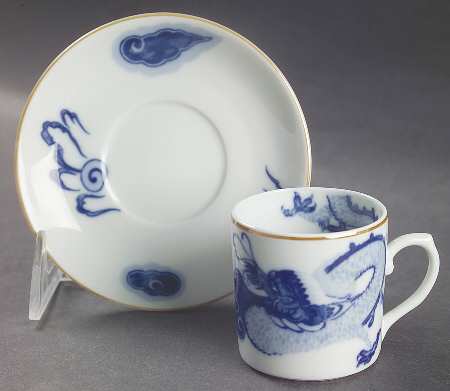 MOT36 Flat Demitasse Cup & Saucer Set