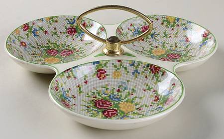 Mdw35 3-Part Relish with Center Metal Handle