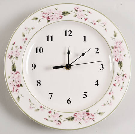 Hydrangea 1-2" depth  Clock Plate HC