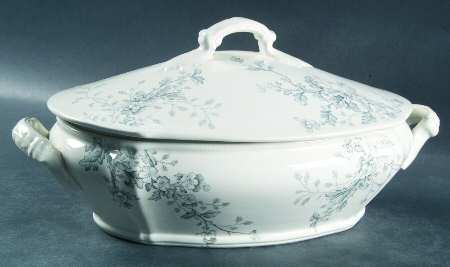 Washington Blue Oval Covered Vegetable