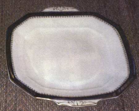 Bleu De Roi 9 Handled Cake Plate