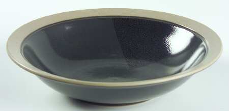 Villagio Charcoal Rim Soup Bowl