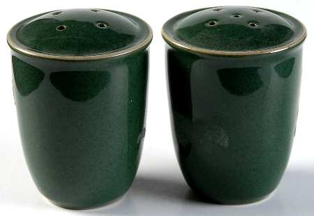 Stone Craft Hunter Green Salt & Pepper Set