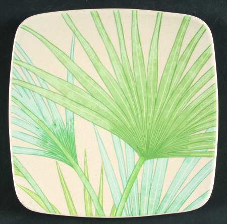 Palm Square Salad Plate